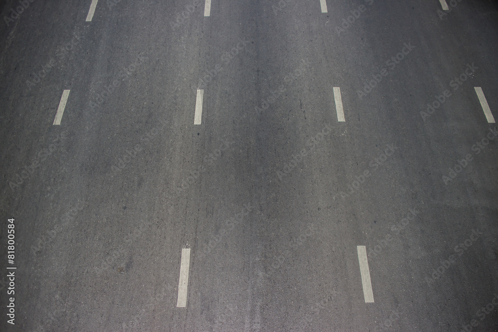 asphalt texture with white line
