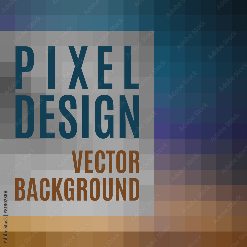 Fototapeta premium Szablon pikseli