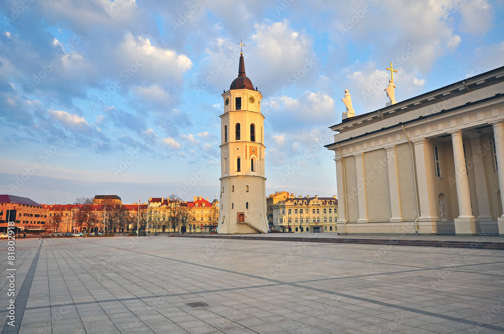 Vilnius cathedral square