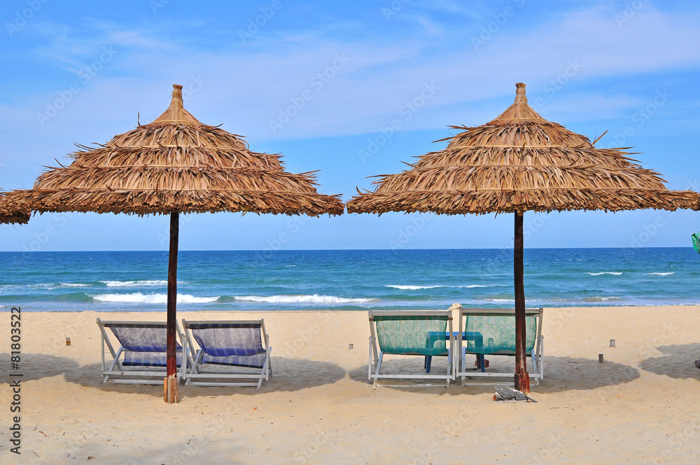 Fototapeta premium Da Nang beach, Vietnam
