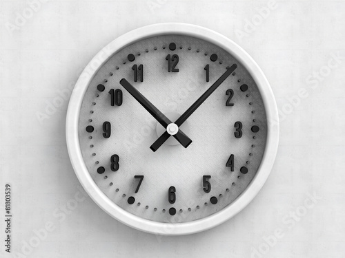 wall clock 3D rendering