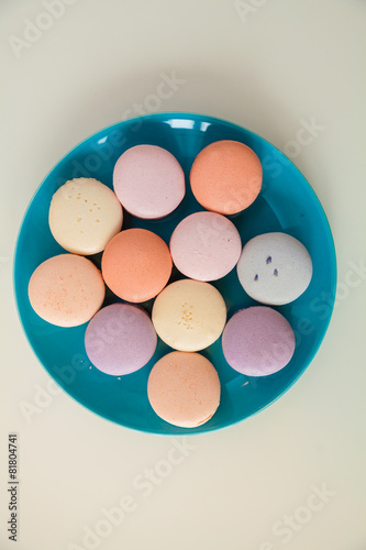 Beautiful Multicolored Macarons