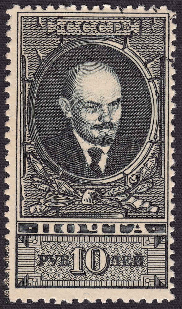 Obraz premium Lenin-Standard postage stamp 1928
