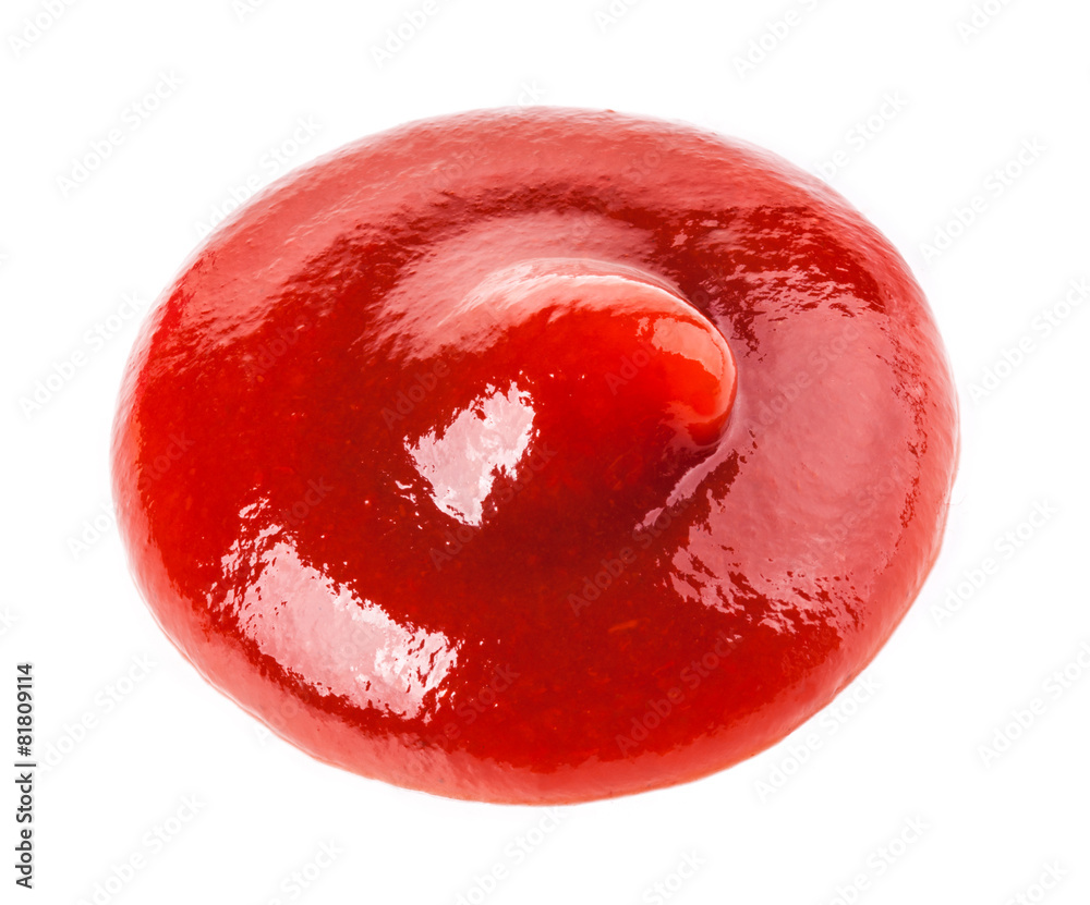 Tomato sauce isolated on white background Tomato sauce isolated on white background