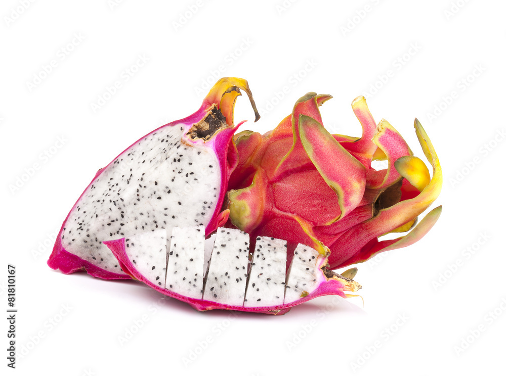 Dragon fruit isolated on white background Dragon fruit isolated on white background