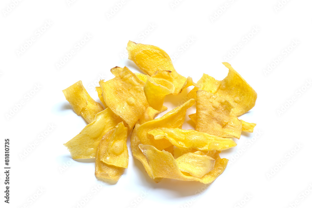Fototapeta premium Potato chips isolated on white