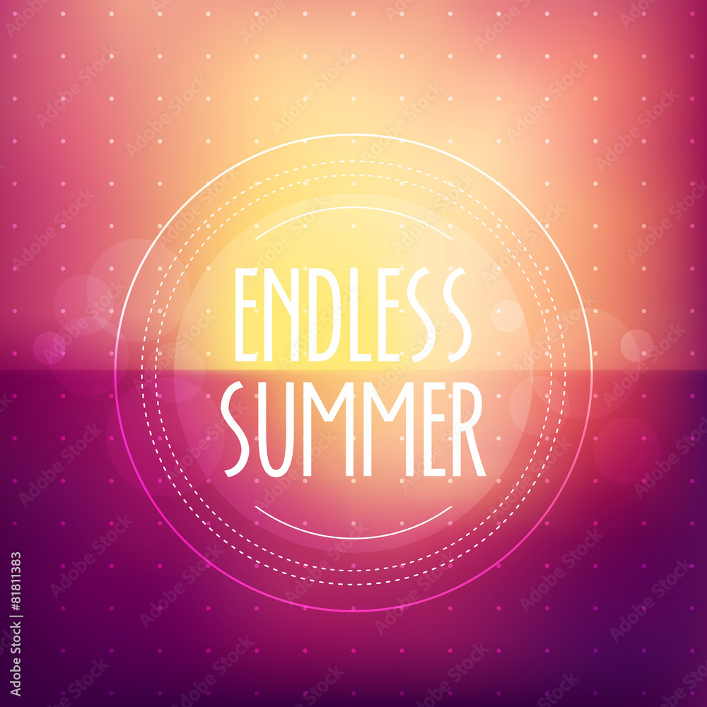 Obraz premium Endless Summer Blurred Background