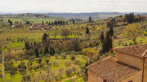 Tuscany landscape, Italy photo