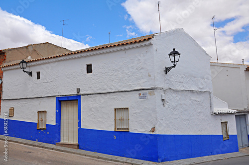 Casa tradicional, Campo de Criptana, Ciudad Real, España photo