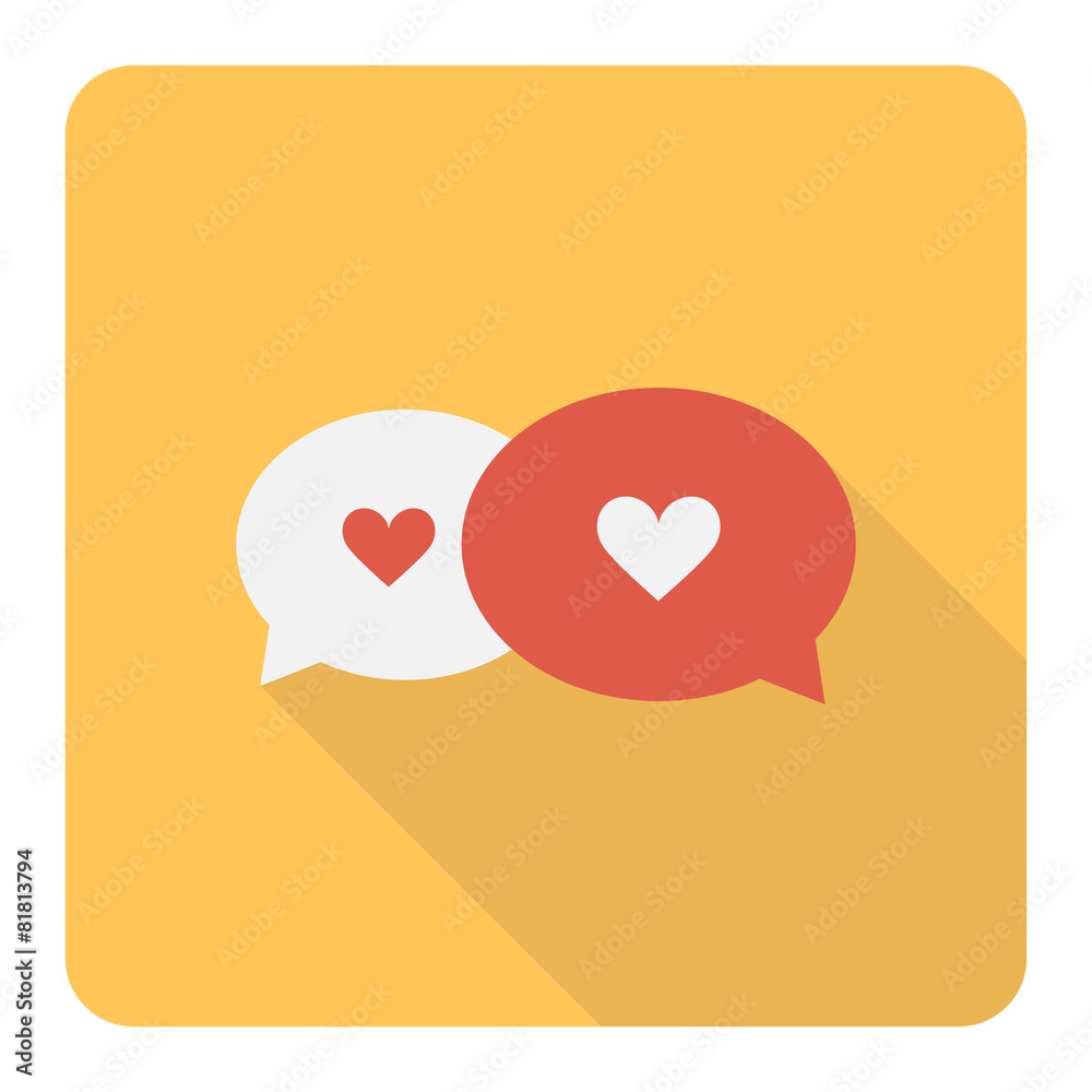 Message of love. Vector Illustration. Message of love. Vector Illustration.