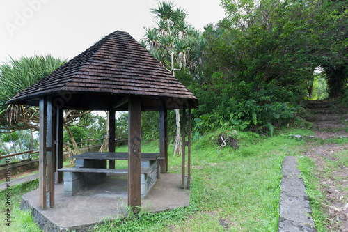kiosque de pique-nique, île de la Réunion