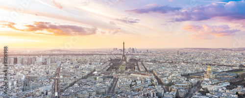 Eiffel Tower, Paris France. One of the world's famous landmark © somchaij