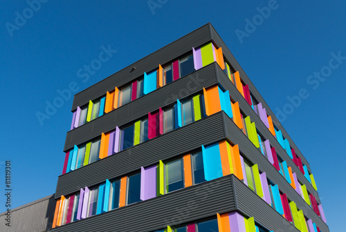 colorful office building