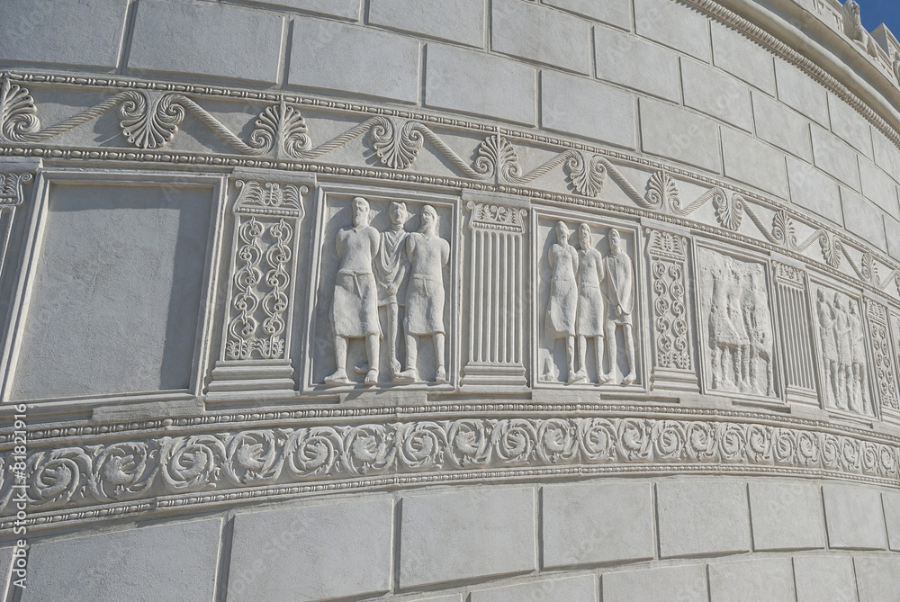 Obraz premium Roman monument in Adamclisi, Constanta county - Romania