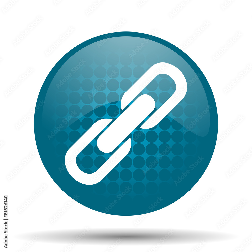 link blue glossy web icon link blue glossy web icon