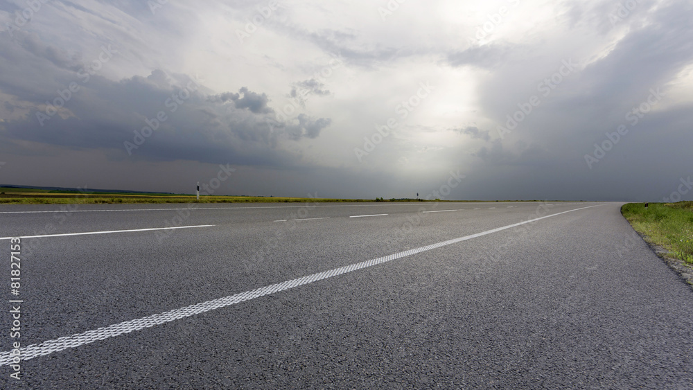 Naklejka premium Road