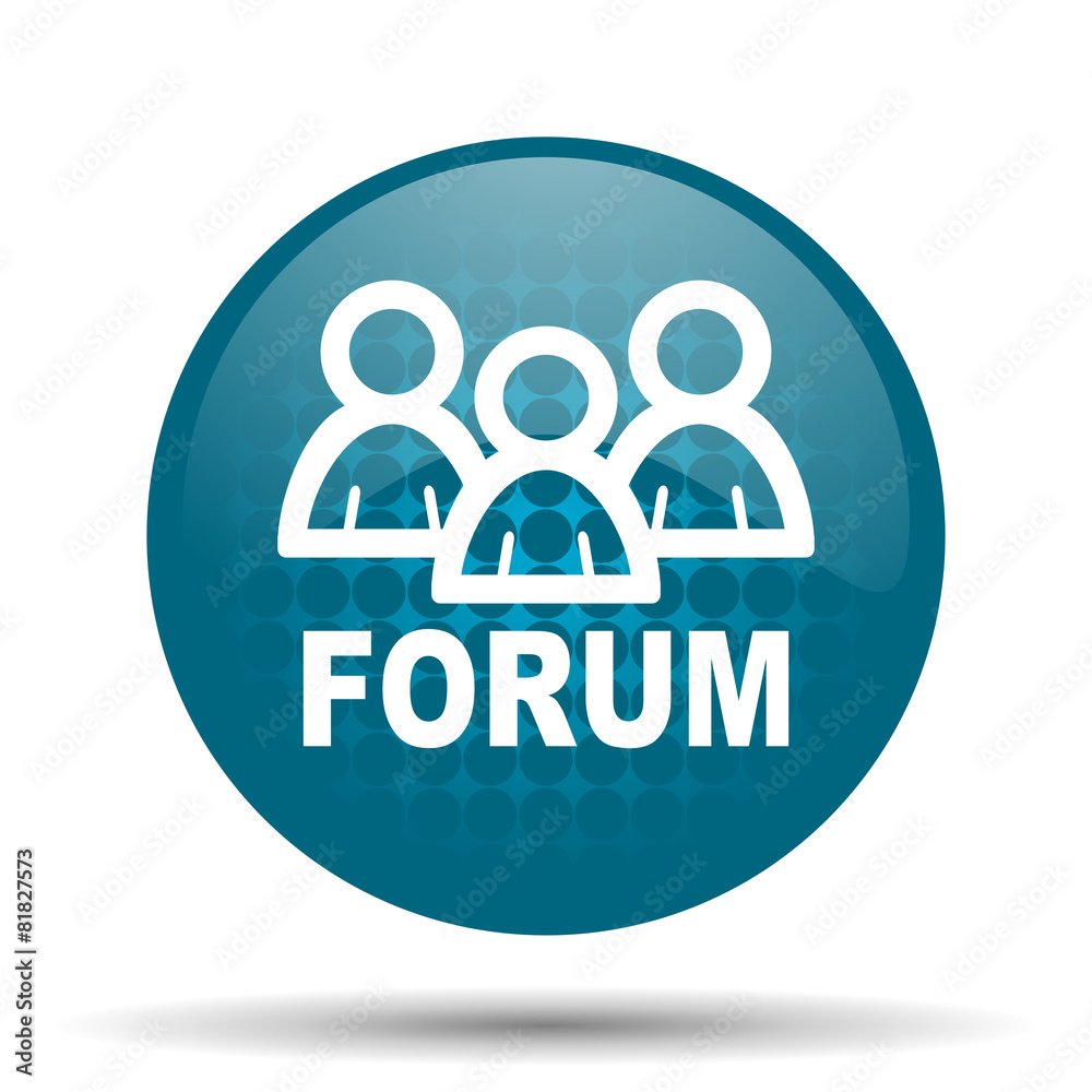 forum blue glossy web icon forum blue glossy web icon
