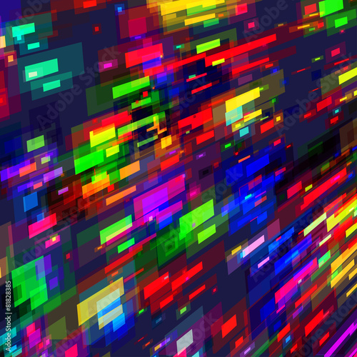 Abstract technology concept background with vibrant colors