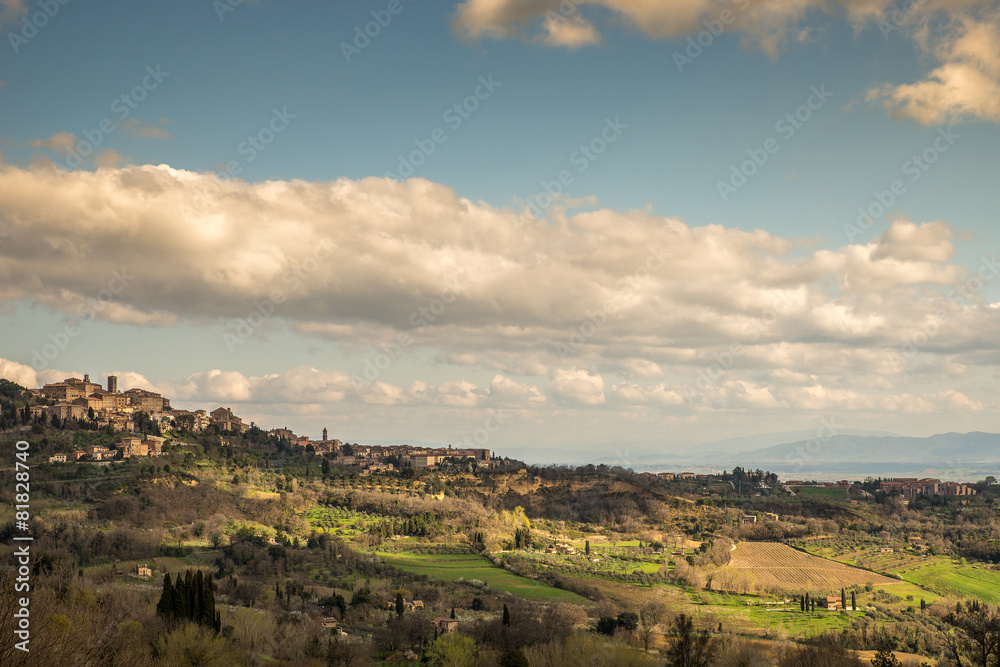 Village in Tuscany, Italy