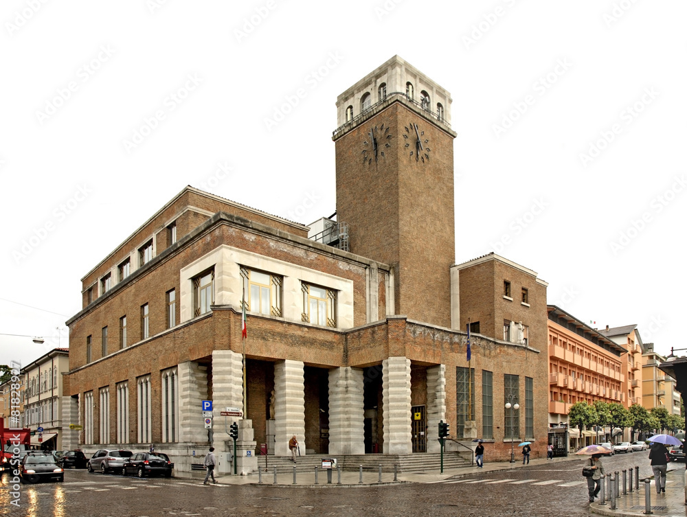 Main post office in Gorizia. Italy