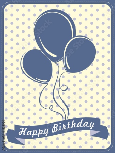 Postcard happy birthday