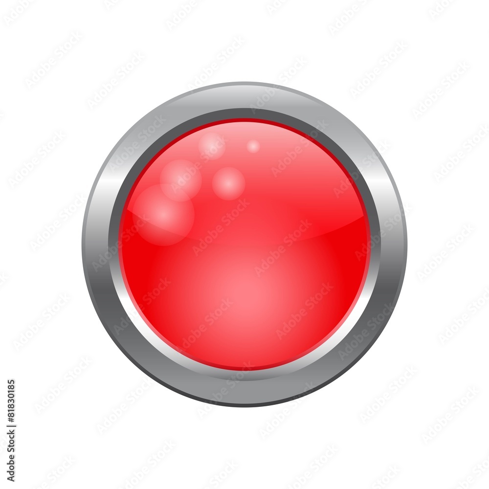 Button vector icon