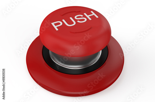 red push button