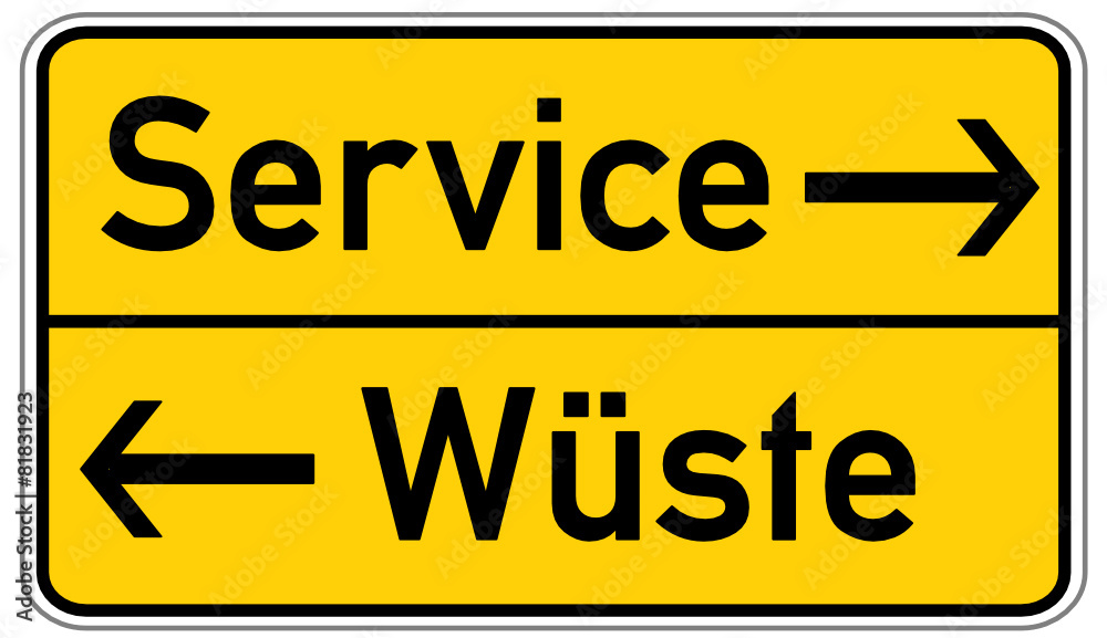 Service Schild #150419-04 Service Schild #150419-04
