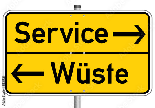 Service Schild  #150419-03