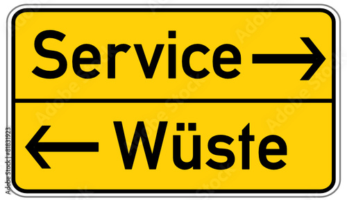 Service Schild  #150419-04