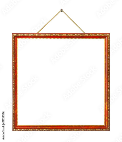 Retro frame on string