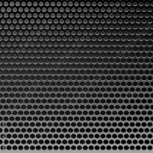 Perforated Metal Template. Translucent Grid Background. Vector I