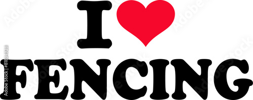I love fencing