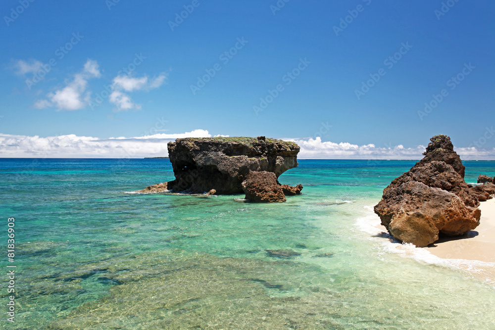 Fototapeta premium コマカ島の美しいビーチ