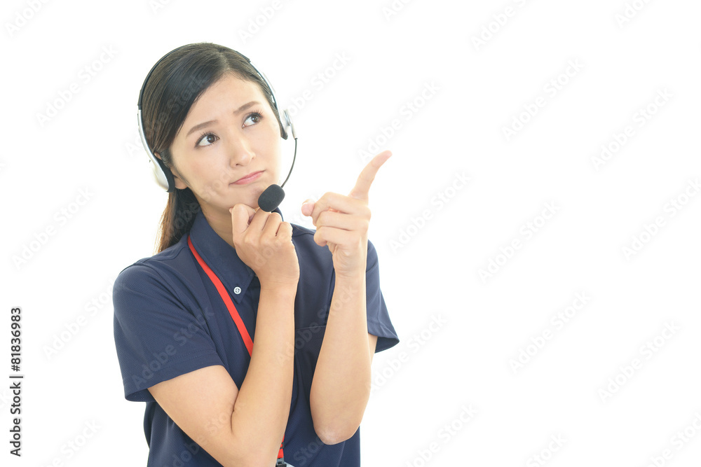困惑するオペレーター 困惑するオペレーター