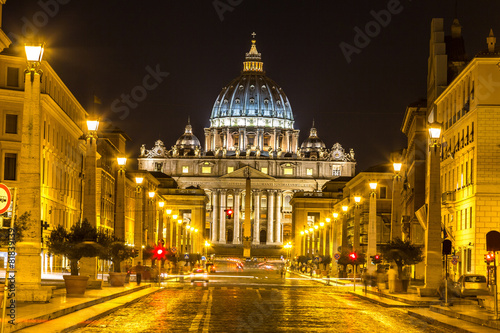 Vatican at night