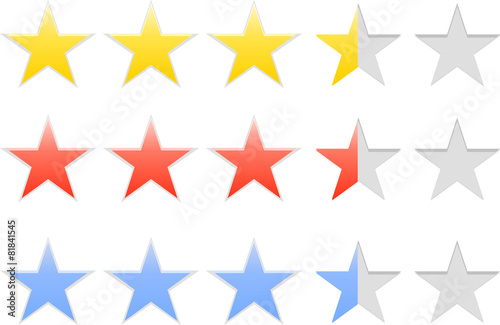 Colorful Star Rating