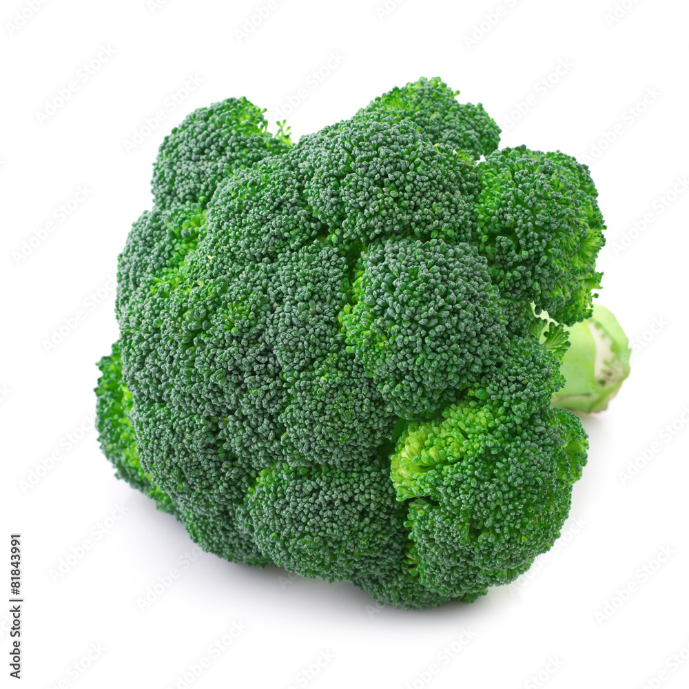 Broccoli on white Broccoli on white