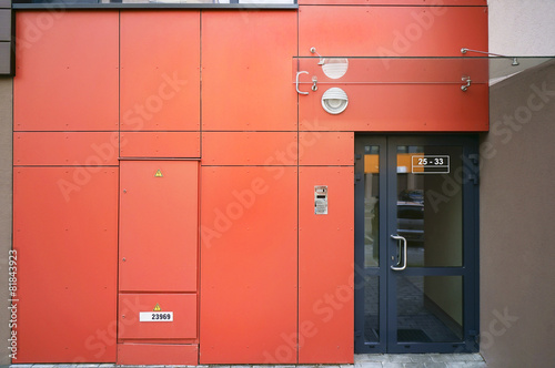 red entrance