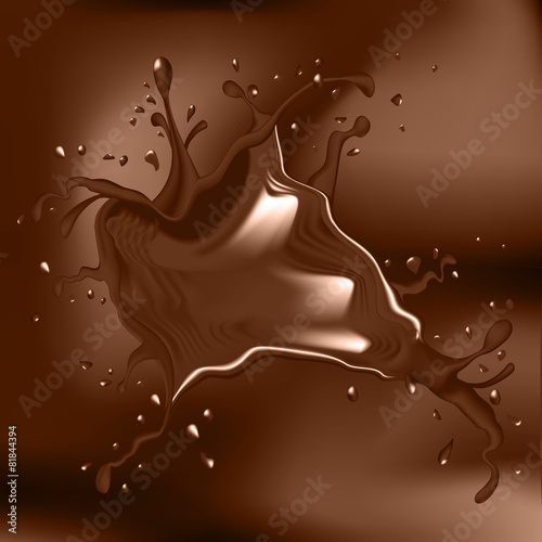 Chocolate splash