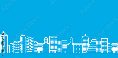 Cityscape line Illustration