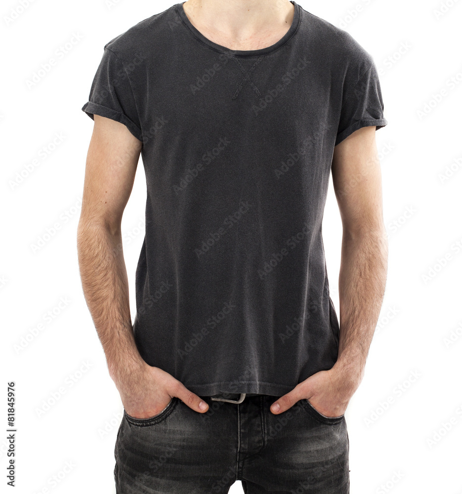 Young man body Young man body