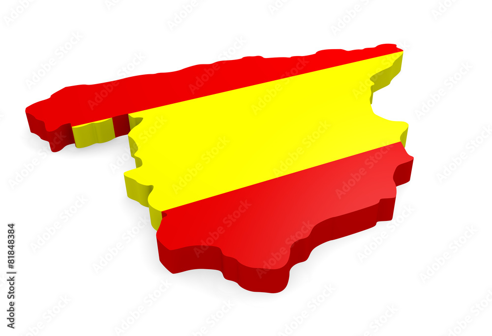 Obraz premium Map of Spain