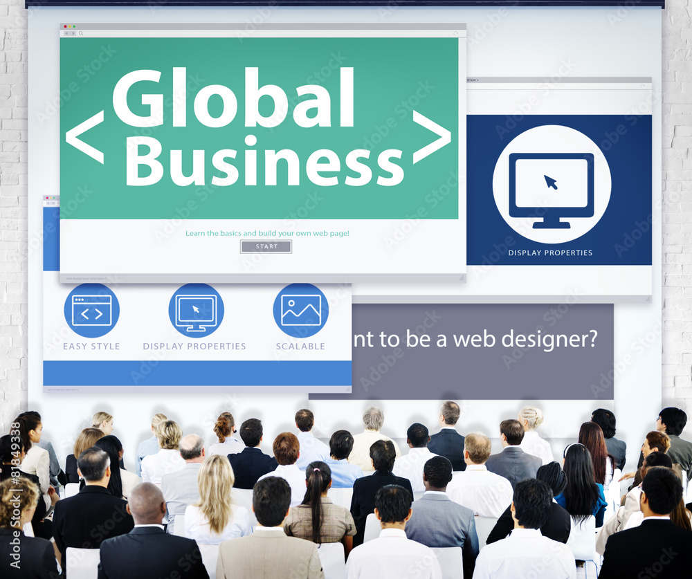 Business People Global Business Seminar Concept