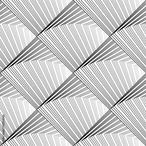 Design seamless monochrome geometric pattern
