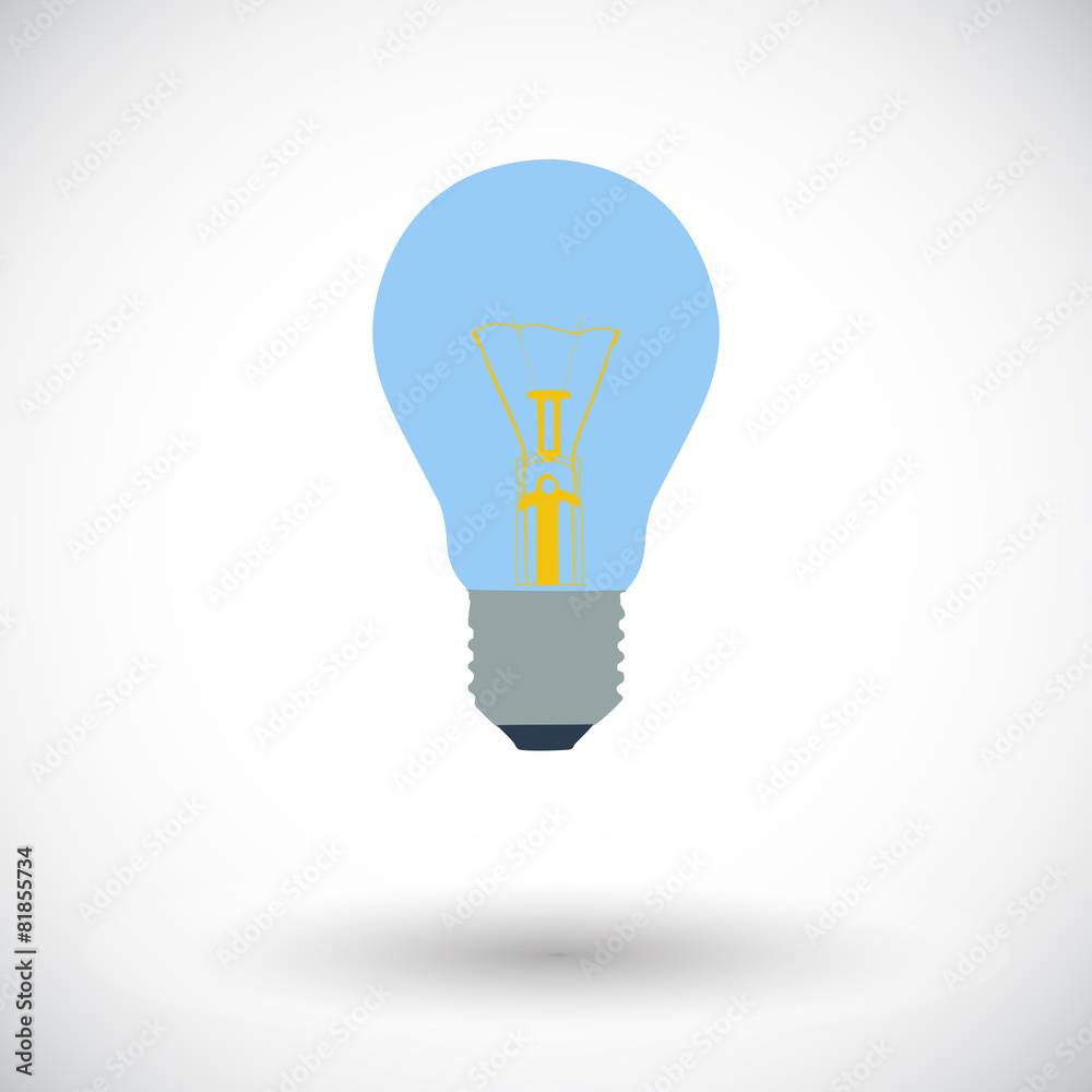 Bulb icon. Bulb icon.