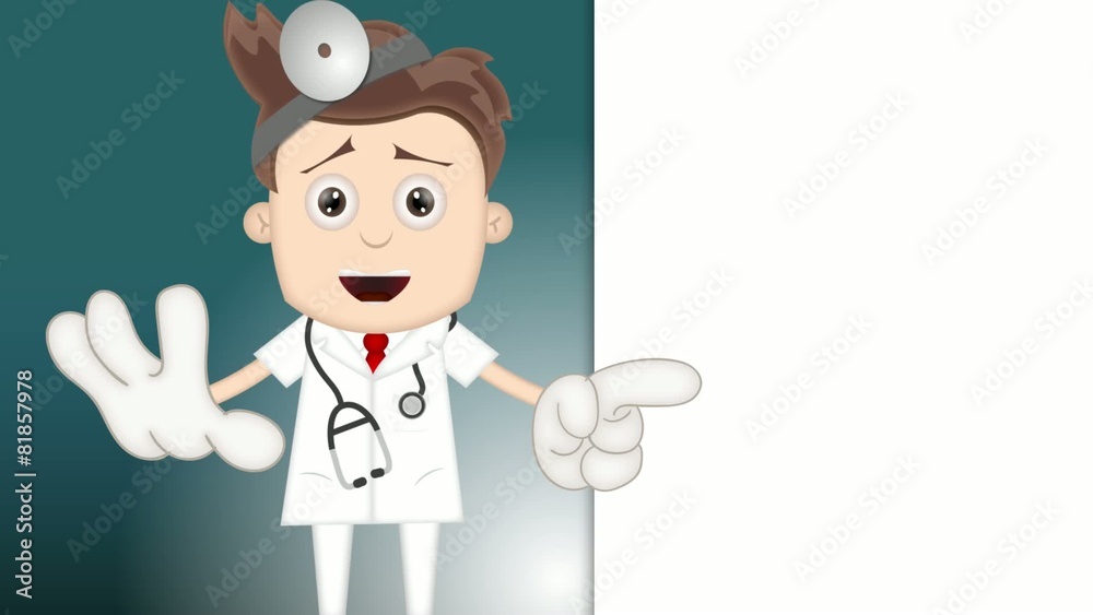 Ben Boy Angry Doctor Doc Medicone Hospital Cartoon
