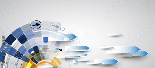 New future technology concept abstract background