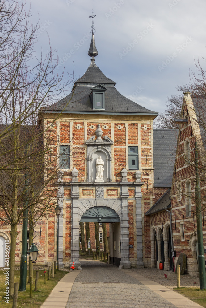 Entrance gate to the Park abbey near Leuven