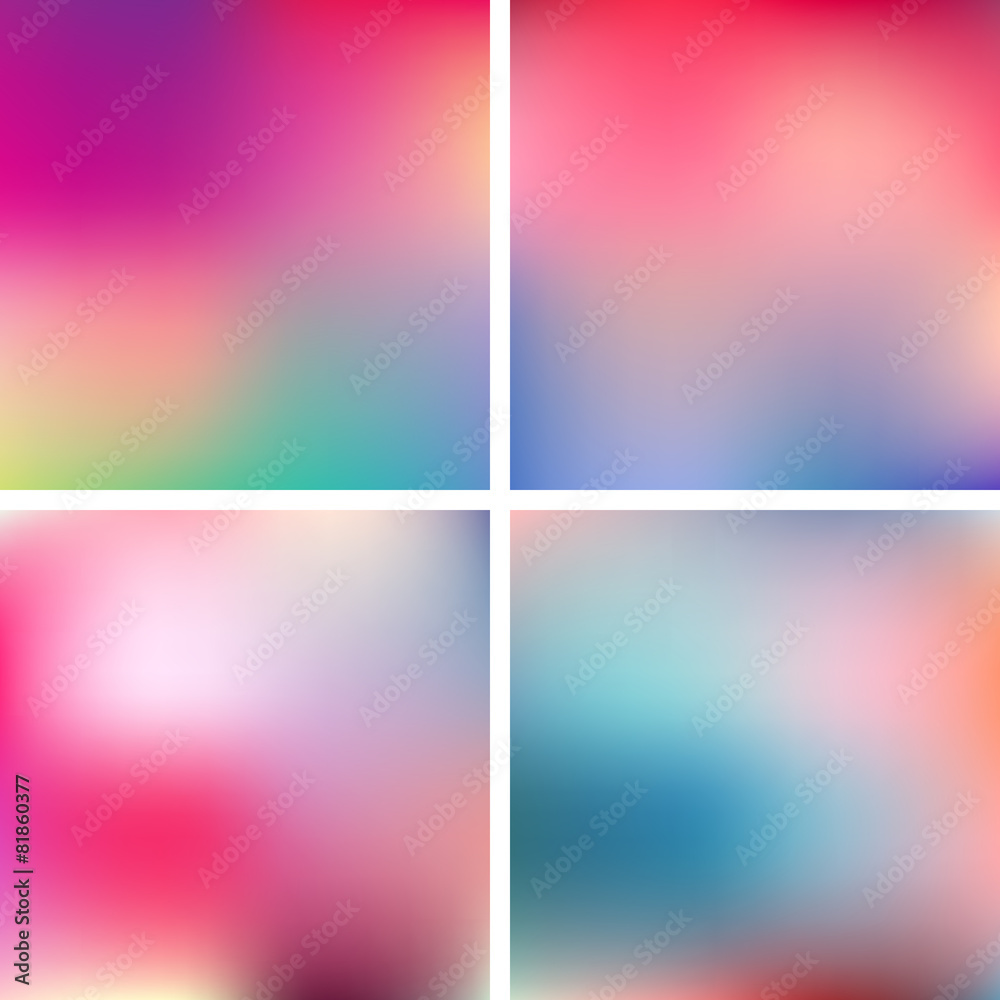 Abstract Blured Color Backgrounds Abstract Blured Color Backgrounds